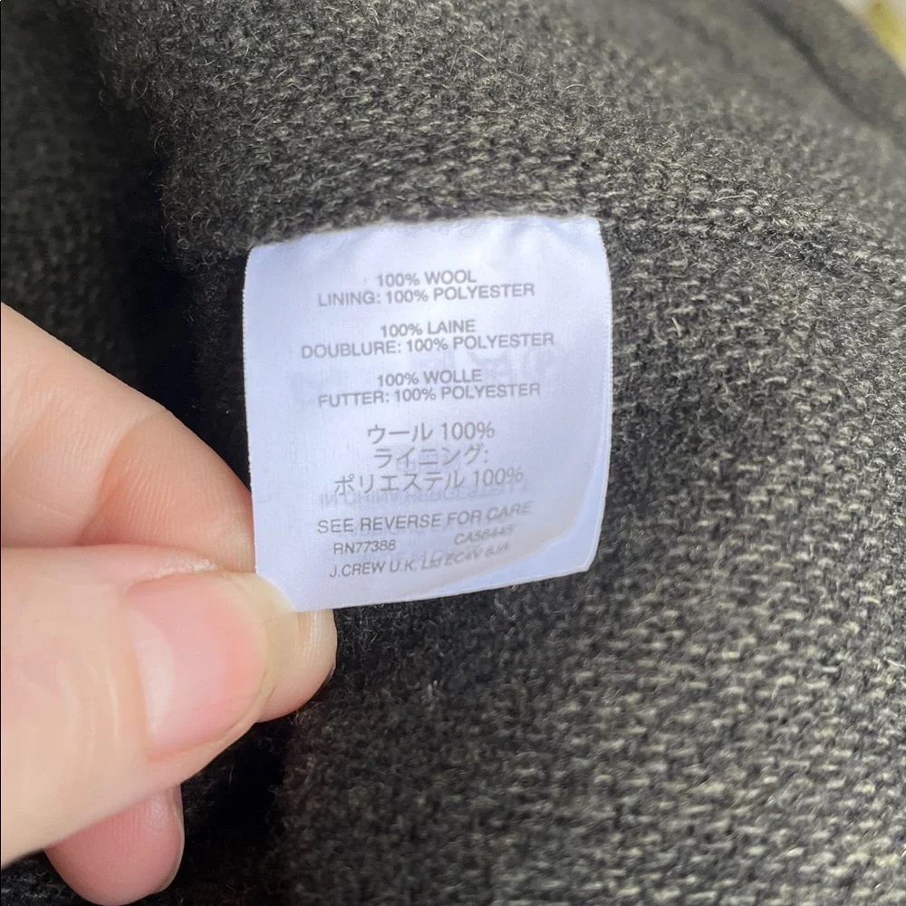J. Crew Wallace & Barnes Merino Lambswool Sportscoat in Black Size 36S